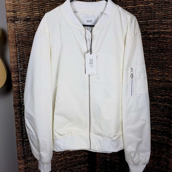 WESC The Bomber White M XL W XXL - Picture 1 of 2